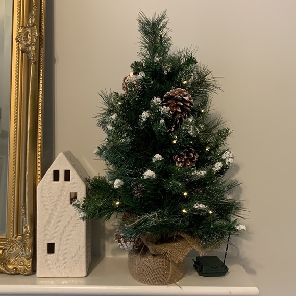 Christmas tree home decor mantel table holidays string lite battery operated - Picture 7 of 10